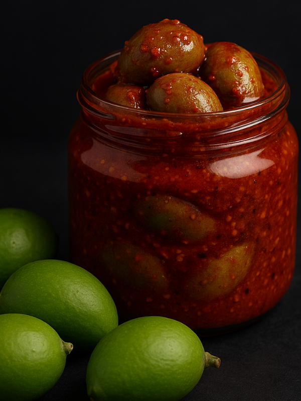 Handmade kerala tender mango pickle